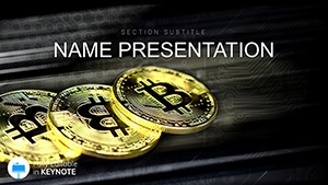 Crypto Wallet Keynote template and themes for Presentation