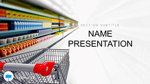 Shopping Checkout Keynote template for presentation