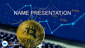 Cryptocurrency Marketing Digital Keynote Template for Presentations