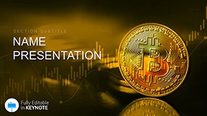 Cryptocurrency Market Analysis template for Keynote presentation