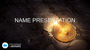 Download Bitcoin Crypto Market Keynote Presentation Template