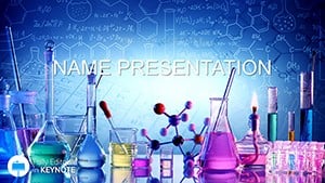 Learn Chemistry Online template for Keynote presentation