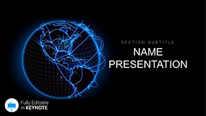 World global network Keynote Themes and template