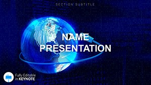 Background: Connected World Keynote template