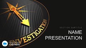 Financial investigation Keynote themes and template
