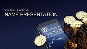 Virtual Exchange Bitcoin Keynote template for presentation