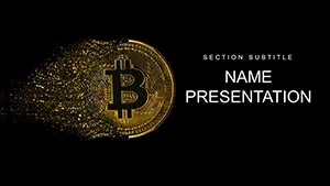 Bitcoin: Cryptocurrency Prices Keynote template, Themes Presentation