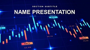 Trend Line Graph Keynote template, Themes Presentation