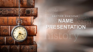 Education: Historical books Keynote template