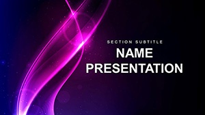Announcement template for Keynote presentation