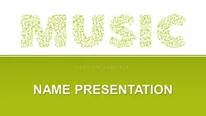 Music Keynote template, Themes Presentation