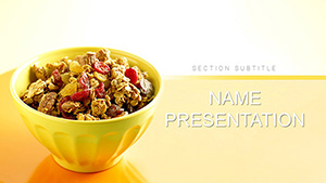 Breakfast Muesli Keynote Template | Download Themes and Backgrounds