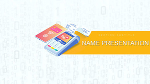POS Terminal Online Payments, Credit Card Keynote template, Presentation