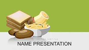 Food Products Keynote template, Themes Presentation