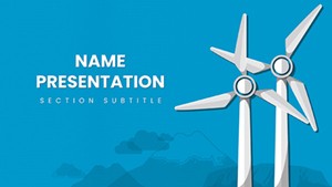 Wind Power, Wind Energy Keynote template for presentation