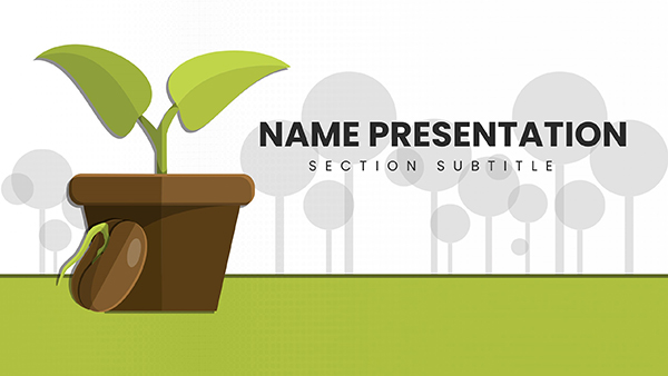 Eco-Friendly Growth: A Sustainable Future Keynote Template