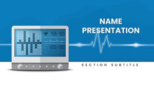Design Automatic Tonometer Keynote template for Presentation