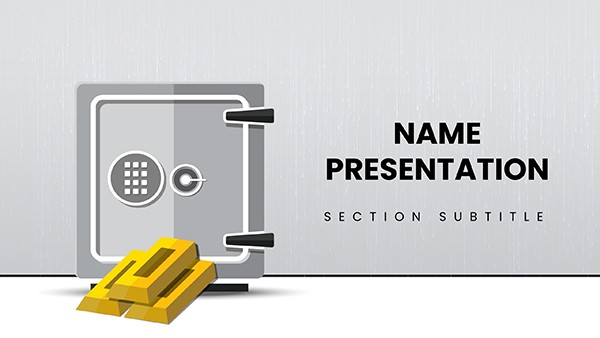 Download Keynote Template for Bank Security Safes Presentation