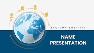 International Currency Exchange Keynote Template for Presentation