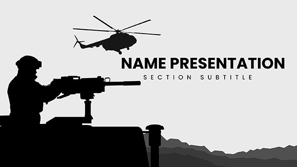 Battle: Military-Inspired Keynote Templates for Presentation