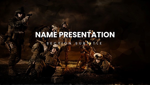 Military Operation Keynote template for Presentation