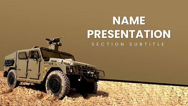 Military Vehicle Keynote Template and Themes Presentation
