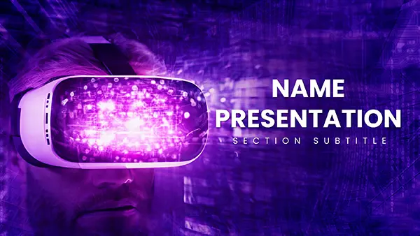Virtual World Mask Keynote Presentation Template