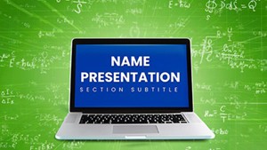 Online Math Lessons Keynote Template - Download Now