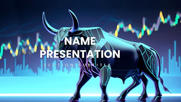 Professional Bulls Trend Keynote Template - Download Now