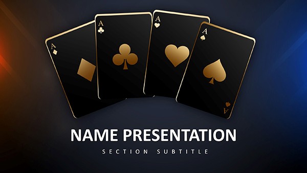 Cards Casino Keynote Template: Presentations