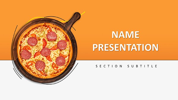 Delicious Pizza Keynote Template for Presentations