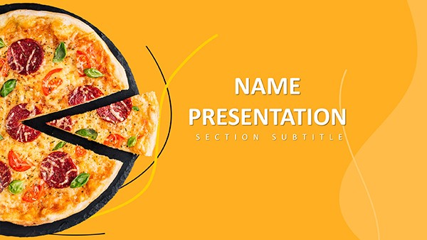 Delectable Keynote Template for Pizza Presentations