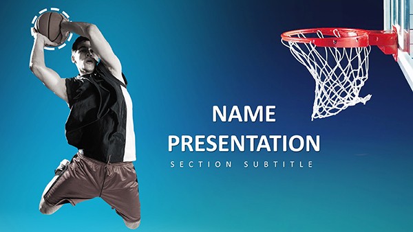 Professional Basketball Keynote Template: Presentation