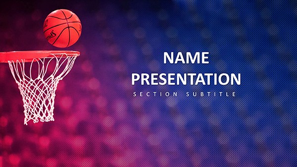 Basketball Basket Keynote Template: Presentation