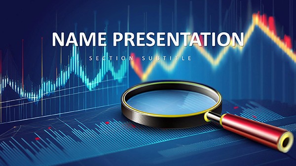 Financial Analytics Keynote Template with Data Visualization