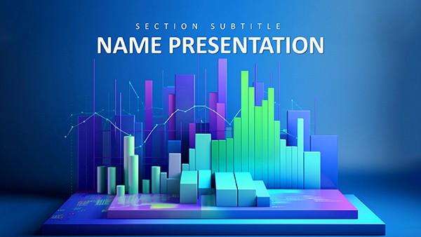 Business Graph Keynote Template - Presentation