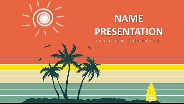 Tropical Paradise Dream Vacation Keynote Template