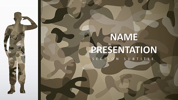 Army Uniform Keynote Template: Military Presentations