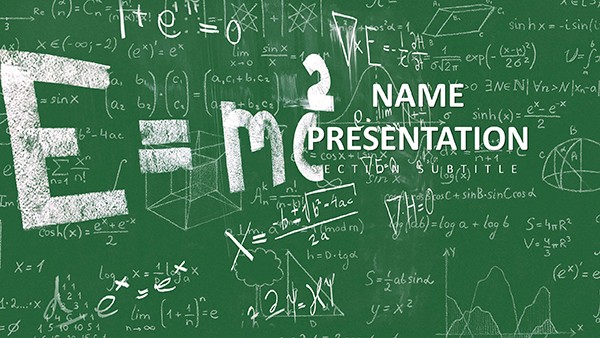 Mathematical Formulas Keynote Template