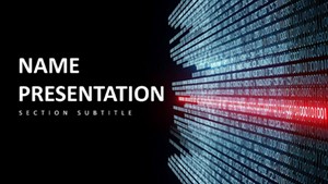 Binary Digital Code Keynote Template for Presentation - Download Free