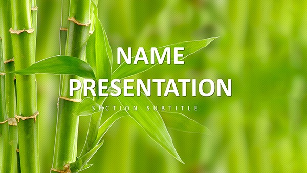 Bamboo Keynote Template - Download Design Presentation