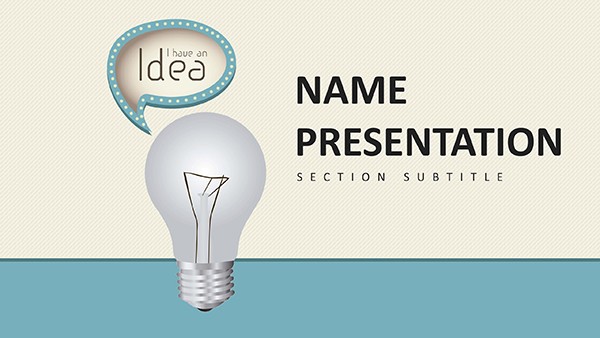 Innovative Ideas Keynote Slides Template - Download