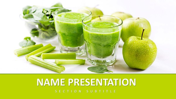 Healthy Living Keynote Presentation Template - Download Free