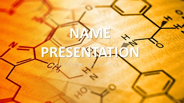 Chemical Structure Keynote Template - Download Free