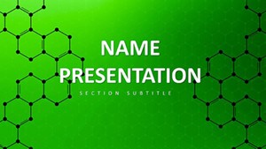 Modern Green Molecular Keynote Template: Download Design for Presentations