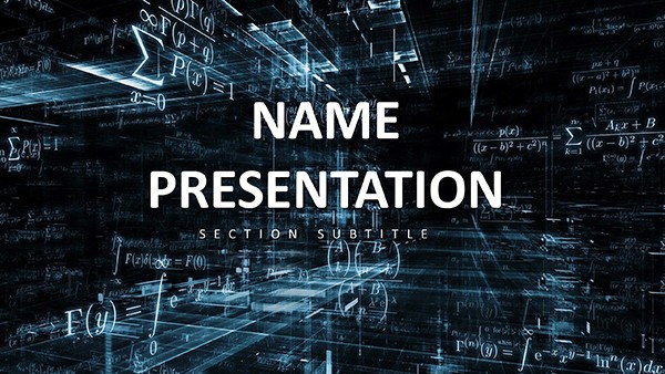 Abstract Geometric Keynote Template for Data Science and Analytics Presentations