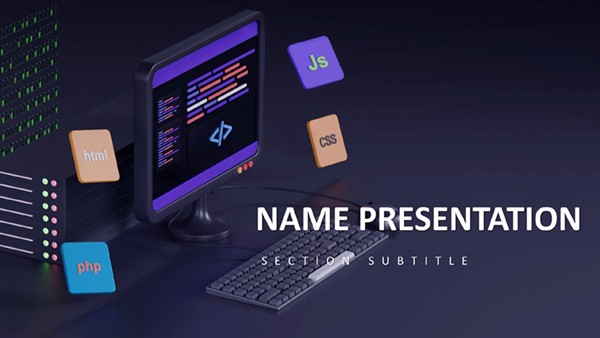 Modern Web Design Keynote Template for Presentation