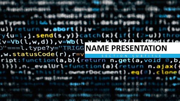 Programming Language Keynote Template for Presentation