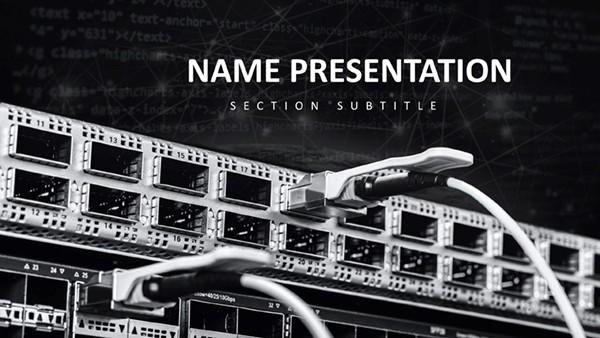 Network Infrastructure Keynote Template for Presentation