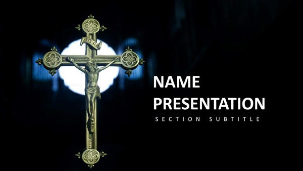 Exploring the Divine Keynote Template for Religious Presentation